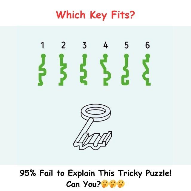 Which key fits the lock? Study the details of each option closely before you decide